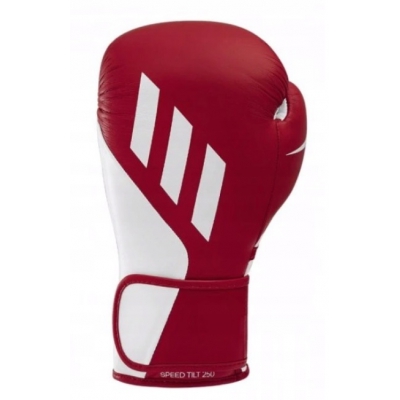 Adidas Speed Tilt 250 rękawice bokserskie biało/czerwone